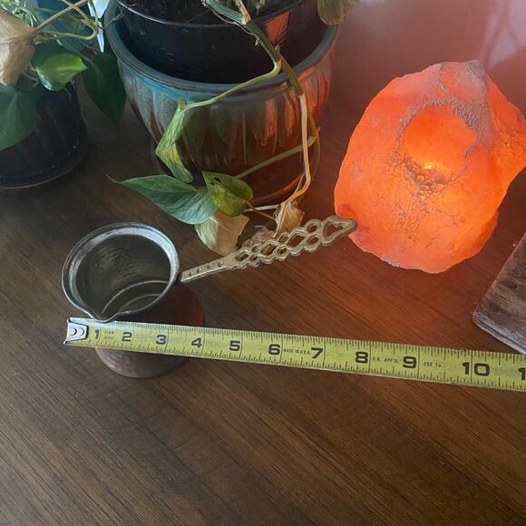 Vintage Vintage - Turkish Greek Arabic Copper Coffee Pot Stovetop Coffee Maker 5 - Picture 9 of 9